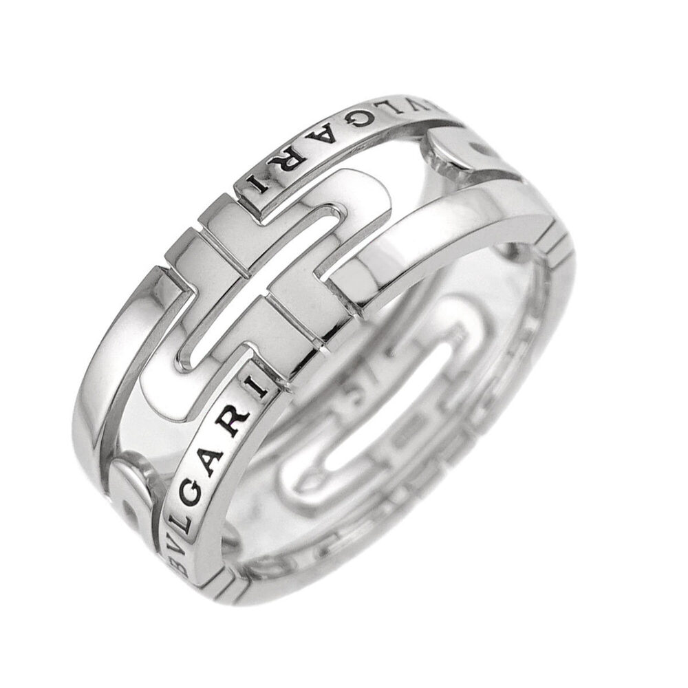 Bulgari BVLGARI Parentesi Ring #57 18K WG White Gold 750